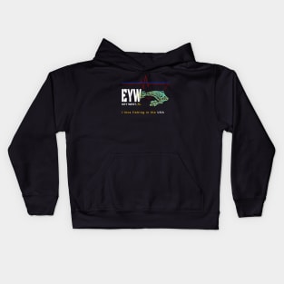 Key West Florida, I love fishing in the USA Kids Hoodie